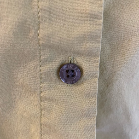 Express Design Studio Lime Green Button-Down Shirt - Picture 9 of 12